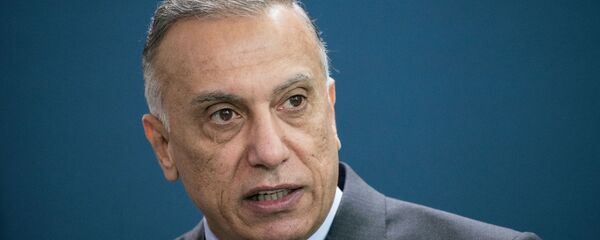  مؤتمر صحفي مشترك - المستشارة الألمانية أنجيلا ميركل ورئيس الوزراء العراقي مصطفى الكاظمي في برلين، ألمانيا، الاتحاد الأوروبي، 20 أكتوبر 2020 - سبوتنيك عربي