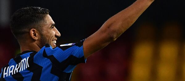 أشرف حكيمي لاعب إنتر ميلان الإيطالي - سبوتنيك عربي