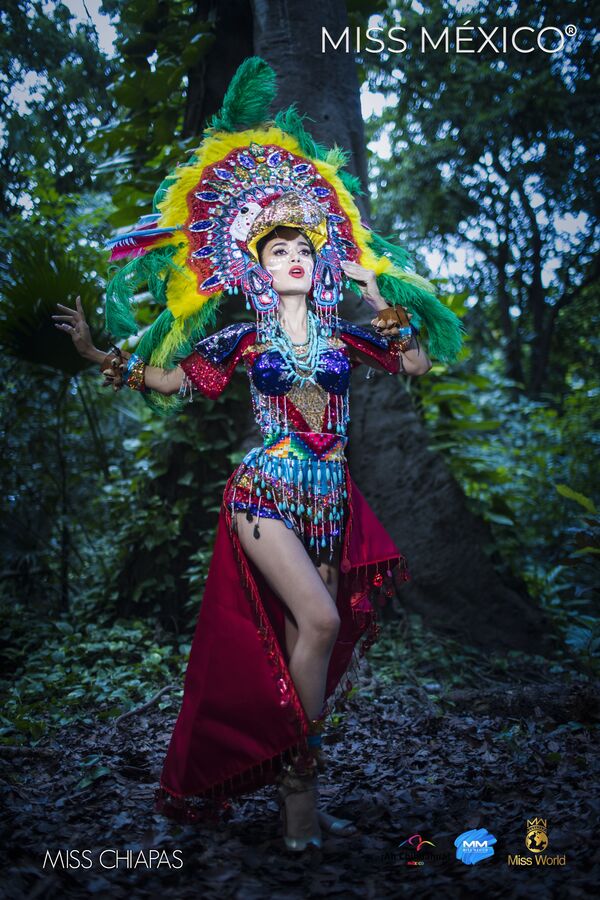 المشاركة في مسابقة ملكة جمال المكسيك 2020، روسيو كاريلو ممثلة عن ولاية تشياباس - سبوتنيك عربي