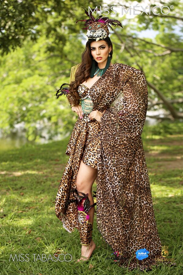 المشاركة في مسابقة ملكة جمال المكسيك 2020، غيلدي رييس ممثلة عن ولاية تاباسكو - سبوتنيك عربي