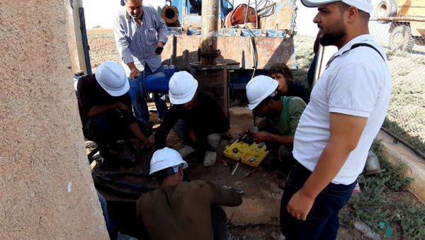 محطة آبار علوك بريف رأس العين شمالي الحسكة، سوريا 23 أكتوبر 2020 محطة آبار علوك بريف رأس العين شمالي الحسكة، سوريا 23 أكتوبر 2020 - سبوتنيك عربي