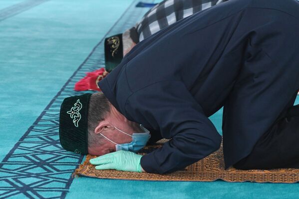 افتتاح مسجد تشالي يار في مدينة نابرجنيي تشيلني، روسيا 24 أكتوبر 2020 - سبوتنيك عربي