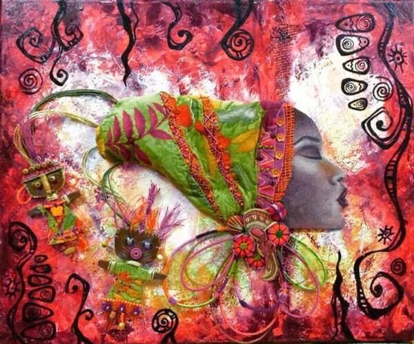 فنانة مصرية تعيد تدوير المخلفات إلى لوحات فنية مبهجة... صور‏ - سبوتنيك عربي