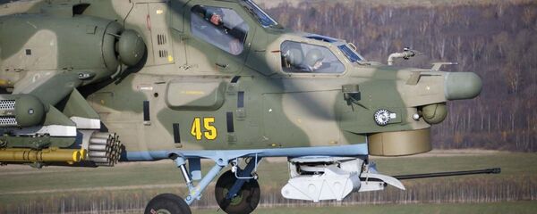 مناورات الطيران الحربي الروسي في إقليم تفيرسكايا (تفير) - الجيش الروسي، مروحية «مي - 28 إن» - سبوتنيك عربي