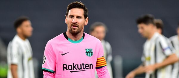 ميسي خلال مباراة يوفنتوس بدوري أبطال أوروبا - سبوتنيك عربي