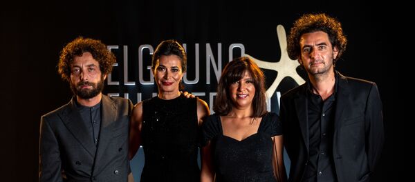 أبطال الفيلم التونسي الرجل الذي باع ظهره في الدورة الرابعة لمهرجان الجونة السينمائي، 27 أكتوبر/ تشرين الأول 2020 أبطال الفيلم التونسي الرجل الذي باع ظهره في الدورة الرابعة لمهرجان الجونة السينمائي، 27 أكتوبر/ تشرين الأول 2020 - سبوتنيك عربي