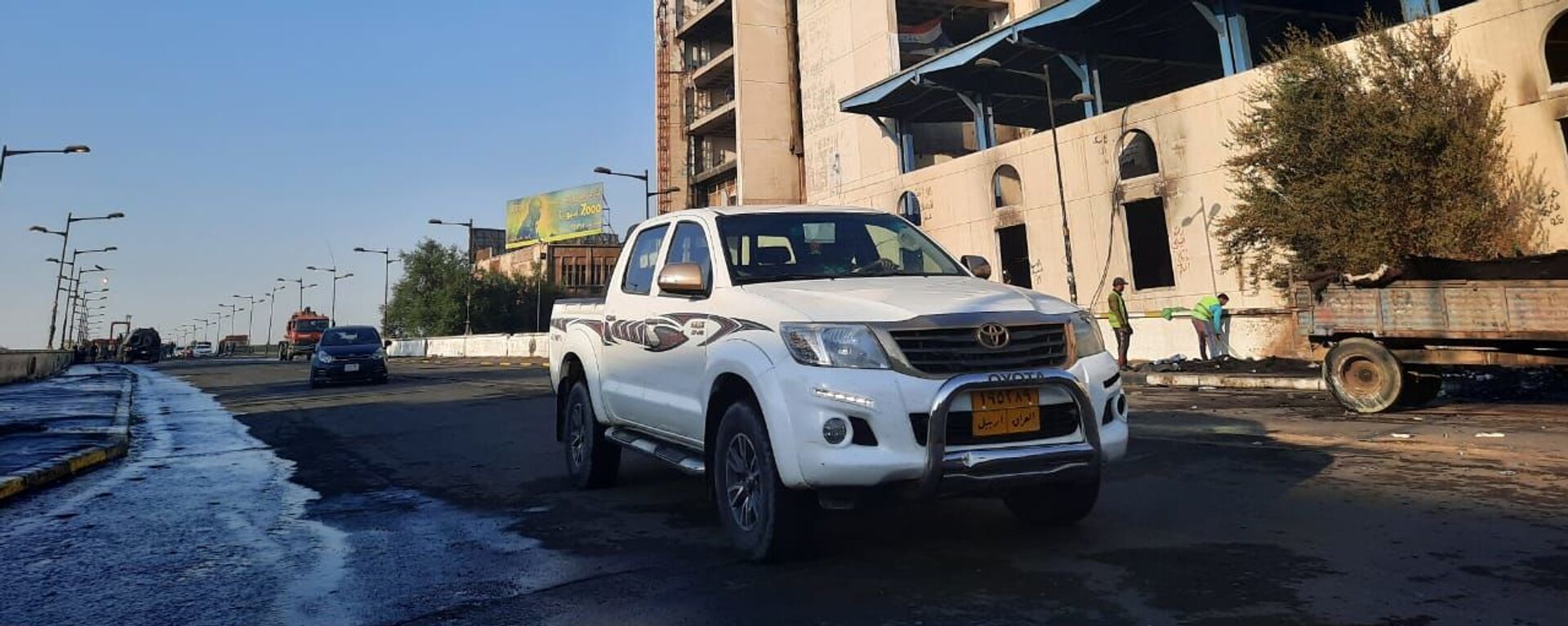 افتتاح التحرير وجسر يربط جانبي بغداد بعد عام من الإغلاق إثر الاحتجاجات - سبوتنيك عربي, 1920, 05.11.2022