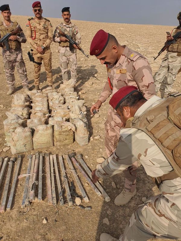 القوات العراقية تدمر متفجرات لـداعش غربي البلاد... صور - سبوتنيك عربي