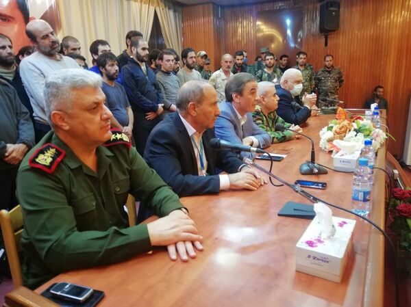 الرئيس السوري يصدر عفوا خاصا عن مسلحين معتقلين في درعا... فيديو و صور - سبوتنيك عربي