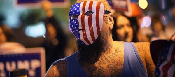 اندلاع الاحتجاجات بعد التصويت في الانتخابات الرئاسية الأمريكية 2020، 5 نوفمبر 2020 - سبوتنيك عربي