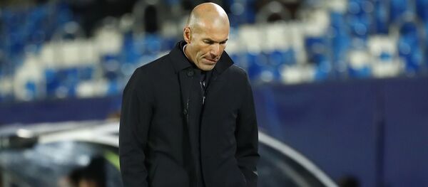 المدرب الفرنسي زين الدين زيدان المدير الفني لريال مدريد الإسباني - سبوتنيك عربي