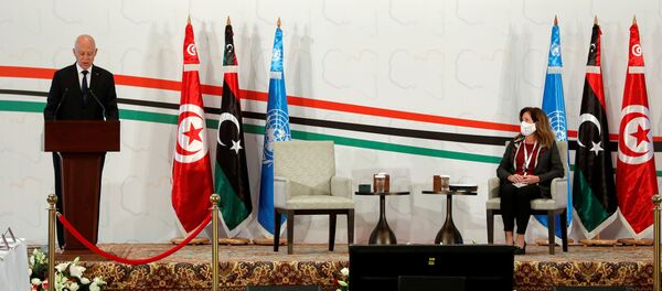 انطلاق جلسات الحوار الليبي في تونس، تونس 9 نوفمبر 2020 - سبوتنيك عربي