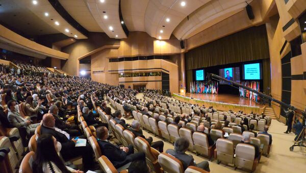 افتتاح مؤتمر عودة اللاجئين السوريين في قصر الأمويين في دمشق، سوريا 11 نوفمبر 2020 - سبوتنيك عربي