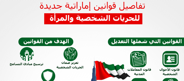 قوانين إماراتية جديدة للحريات الشخصية والمرأة قوانين إماراتية جديدة للحريات الشخصية والمرأة - سبوتنيك عربي