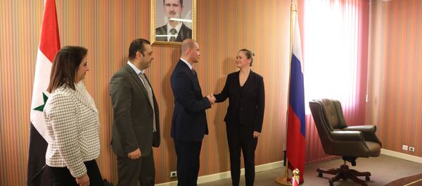 معاون وزير الخارجية السوري، أيمن سوسان، المؤتمر الدولي لعودة اللاجئين السوريين في دمشق، سوريا 12 نوفمبر 2020 معاون وزير الخارجية السوري، أيمن سوسان، المؤتمر الدولي لعودة اللاجئين السوريين في دمشق، سوريا 12 نوفمبر 2020 - سبوتنيك عربي