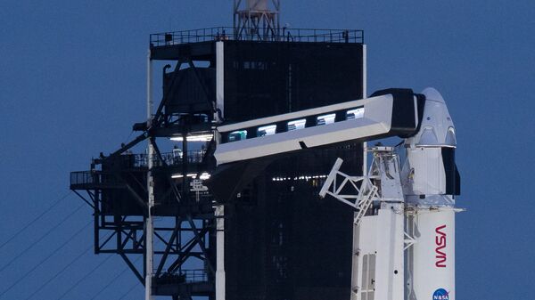 إطلاق مركبة سبيس إكس والتي تحمل اسم كرو دراغون عن طريق صاروخ فالكون 9، من مركز كينيدي للفضاء التابع لناسا في كيب كانافيرال بولاية فلوريدا، الولايات المتحدة 16 نوفمبر 2020 - سبوتنيك عربي