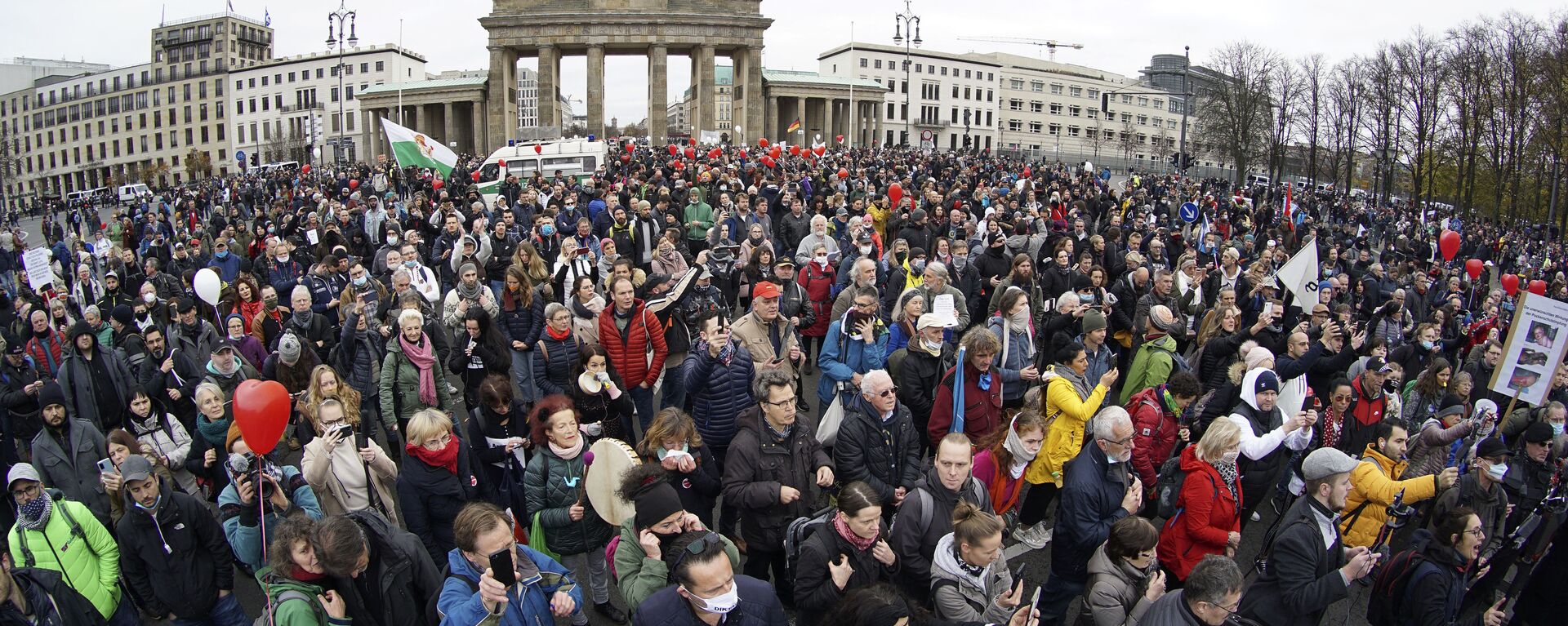 مظاهرات في برلين ضد اجراءات الحجر الصحي - سبوتنيك عربي, 1920, 16.01.2023