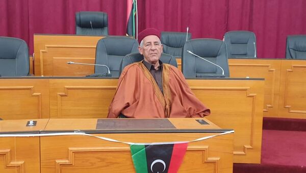 إدريس يحيى أحد أعيان قبائل برقة الليبية إدريس يحيى أحد أعيان قبائل برقة الليبية - سبوتنيك عربي