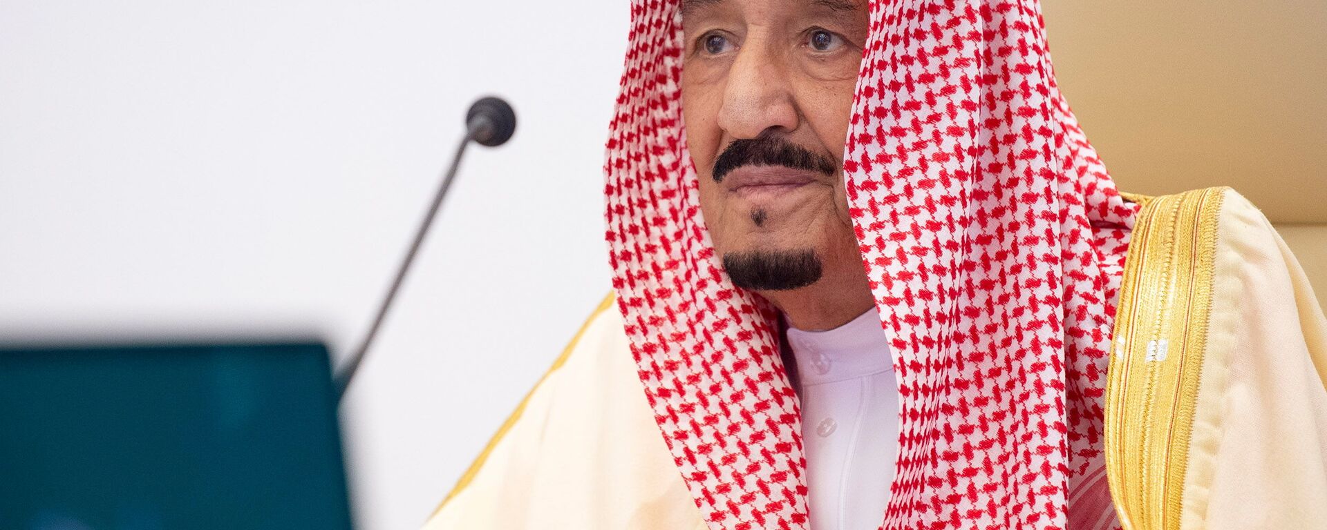 العاهل السعودي، الملك سلمان بن عبد العزيز، يلقي كلمة افتراضية خلال القمة السنوية الـ15 لقادة مجموعة العشرين في الرياض، المملكة العربية السعودية، 22 نوفمبر/ تشرين الثاني 2020 - سبوتنيك عربي, 1920, 20.06.2021