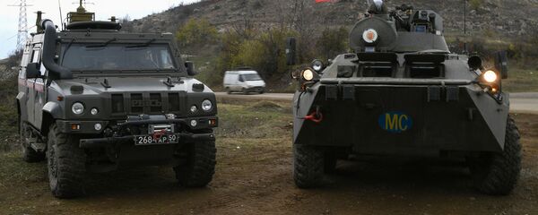  قوات حفظ السلام الروسية في مناطق ناغورني قره باغ، 23 نوفمبر 2020 - سبوتنيك عربي