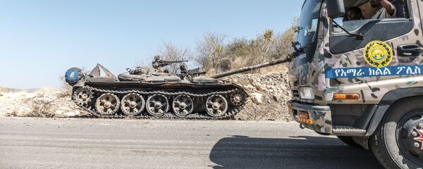 تداعيات التصعيد العسكري في منطقة تيغراي - الحميرة، إثيوبيا 22 نوفمبر 2020 - سبوتنيك عربي