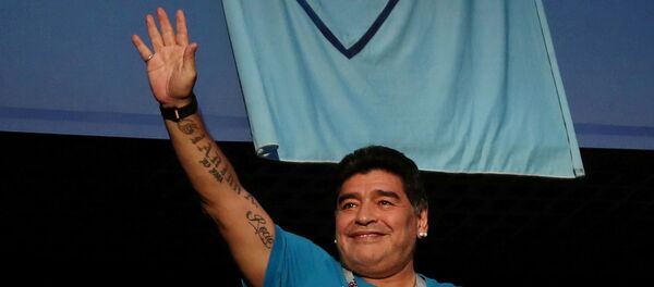 أسطورة كرة القدم العالمي دييغو أرماندو مارادونا - سبوتنيك عربي