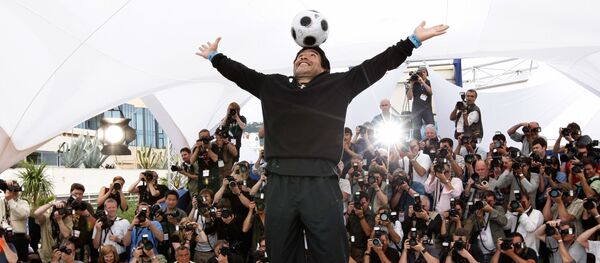 لاعب كرة القدم الأرجنتيني دييغو مارادونا، 2008 - سبوتنيك عربي