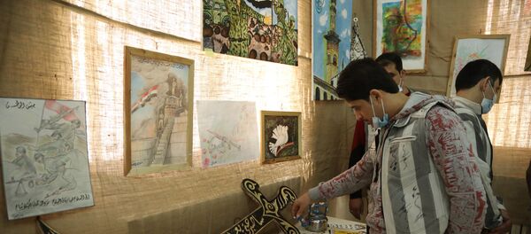 نزلاء أكبر سجن في سوريا يحتفلون بعيد الثقافة الوطني - سبوتنيك عربي