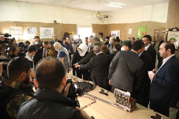 نزلاء أكبر سجن في سوريا يحتفلون بعيد الثقافة الوطني (فيديو) - سبوتنيك عربي