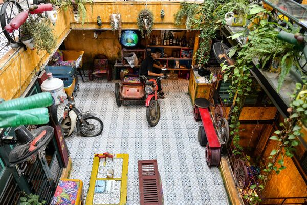 مقهى هايدن جيم كوفي في هانوي، فيتنام 25 نوفمبر 2020 - سبوتنيك عربي