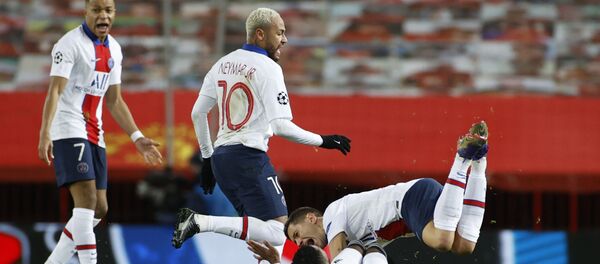 مباراة مانشستر يونايتد وباريس سان جيرمان في دوري أبطال أوروبا - سبوتنيك عربي