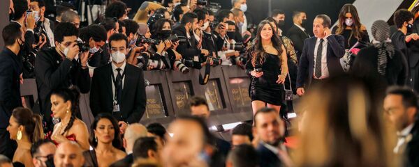 حفل افتتاح مهرجان القاهرة السينمائي الدولي الـ42 في دار الأوبرا المصرية، 2 ديسمبر/ كانون الأول 2020، القاهرة - سبوتنيك عربي