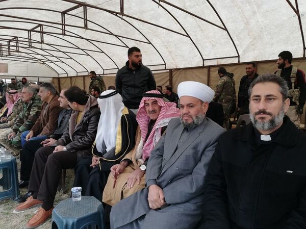 من أجل الذود عن سوريا... انضمام 200 من أبناء العشائر لقوات الدفاع الوطني.. فيديو وصور - سبوتنيك عربي