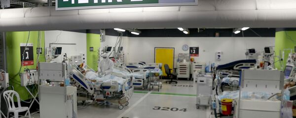 جناح   خاص بمرضى الفيروس التاجي المستجد كورونا في حرم رامبام للرعاية الصحية ، في البداية يتم بناؤه كمرفق طبي تحت الأرض قبل تحويله إلى موقف للسيارات ، والذي أعيد تحويله لاستقبال المرضى مع زيادة حالات COVID-19 ، في مدينة حيفا شمال إسرائيل في 11 أكتوبر / تشرين الأول 2020 - سبوتنيك عربي