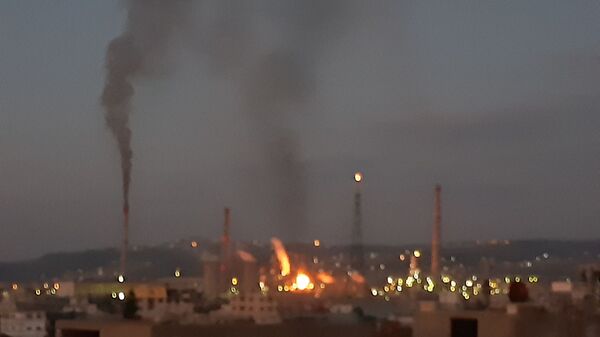 حريق في مصفاة بانياس على الساحل السوري - سبوتنيك عربي