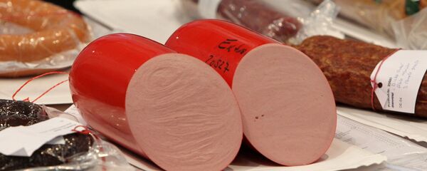 تصوير النقانق في المعرض الدولي لصناعة اللحوم بألمانيا - سبوتنيك عربي