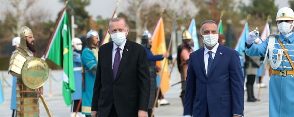 الرئيس التركي أردوغان يلتقي رئيس الوزراء العراقي مصطفى الكاظمي في أنقرة الرئيس التركي أردوغان يلتقي رئيس الوزراء العراقي مصطفى الكاظمي في أنقرة - سبوتنيك عربي