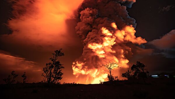 ثوران بركان كيلويا في جزيرة هاواي الكبيرة، 21 ديسمبر 2020 - سبوتنيك عربي