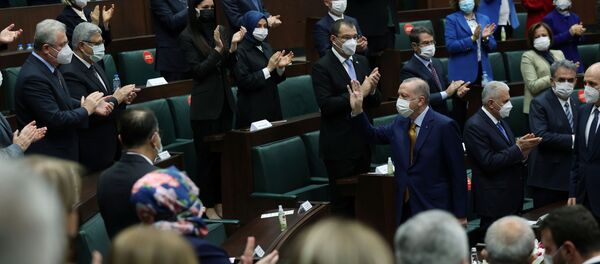  الرئيس التركي رجب طيب أردوغان، ديسمبر 2020 - سبوتنيك عربي