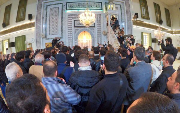 جنازة الراحل المخرج السوري حاتم علي - سبوتنيك عربي