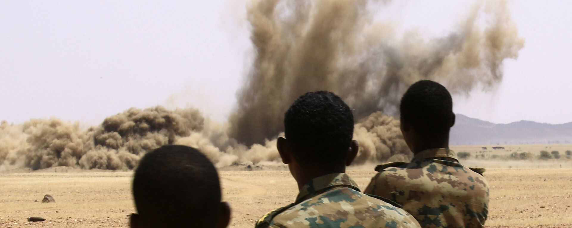 عناصر من الجيش السوداني يدمرون أسلحة مصادرة  - سبوتنيك عربي, 1920, 04.04.2021