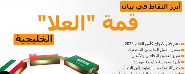 أبرز النقاط في بيان قمة العلا الخليجية - سبوتنيك عربي