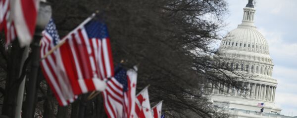 التحضيرات لمراسم تنصيب الرئيس المنتخب الأمريكي جو بايدن رئيسا للبلاد، واشنطن، الولايات المتحدة 17 يناير 2020 - سبوتنيك عربي