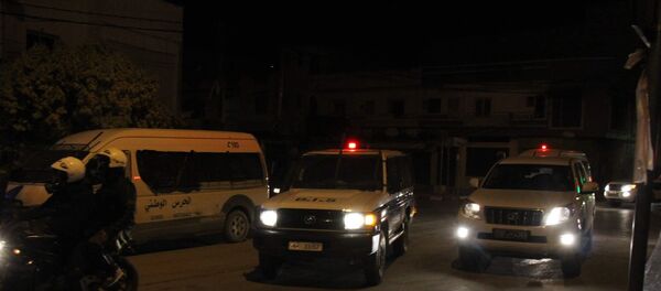 قوات الحرس الوطني في حي الانطلاقة بالعاصمة تونس - سبوتنيك عربي