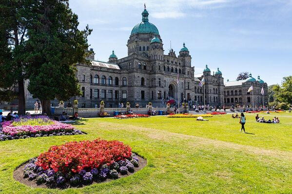 مبنى البرلمان في كولومبيا البريطانية في فيكتوريا، كندا - سبوتنيك عربي