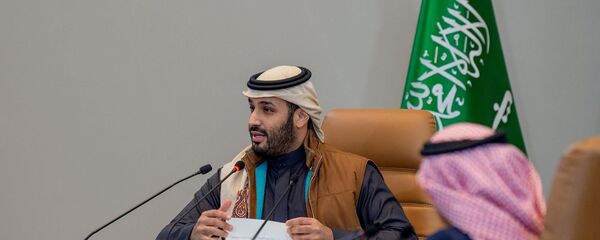 ولي العهد السعودي، الأمير محمد بن سلمان، خلال اجتماع مجلس إدارة صندوق الاستثمارات العامة السعودي - سبوتنيك عربي