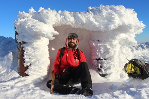 المناطق الجبلية في بلودان، في دمشق، سوريا، 22 يناير2021 - سبوتنيك عربي