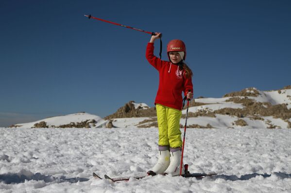 المناطق الجبلية في بلودان، في دمشق، سوريا، 22 يناير2021 - سبوتنيك عربي
