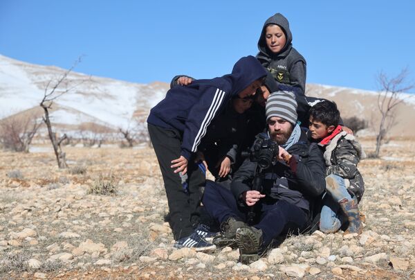 المناطق الجبلية في بلودان، في دمشق، سوريا، 22 يناير2021 - سبوتنيك عربي