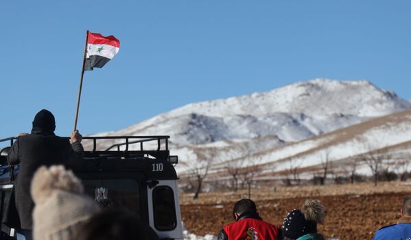 المناطق الجبلية في بلودان، في دمشق، سوريا، 22 يناير2021 - سبوتنيك عربي